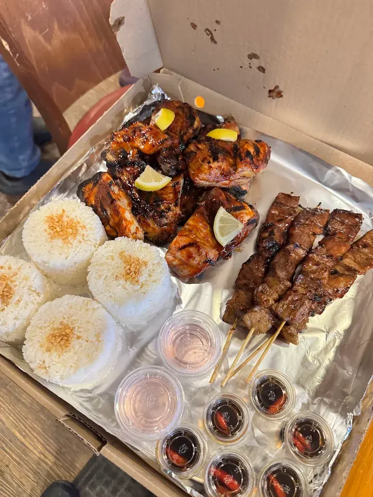 Pancit Filipino noodles at Chicken House & Catering Whyte Avenue